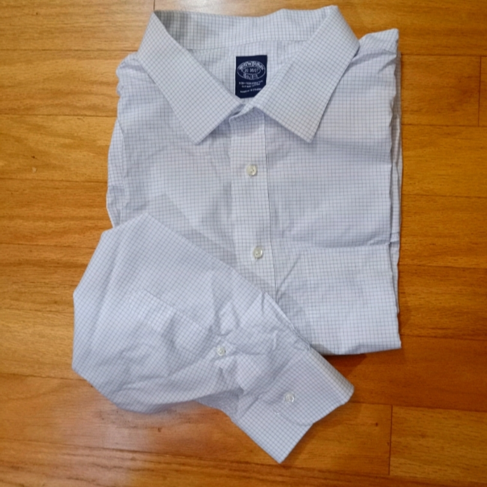 Men's Brooks Brothers 20 36/37 Shirt- Big & Tall
